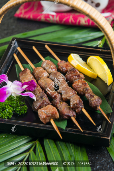 日本料理自助烤串