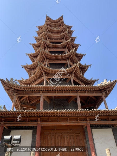 甘肅張掖萬(wàn)壽寺木塔