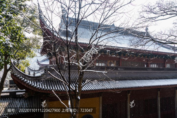 靈隱寺雪霽