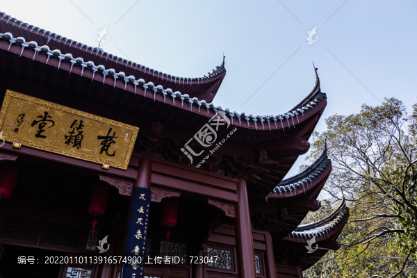杭州永福寺雪霽