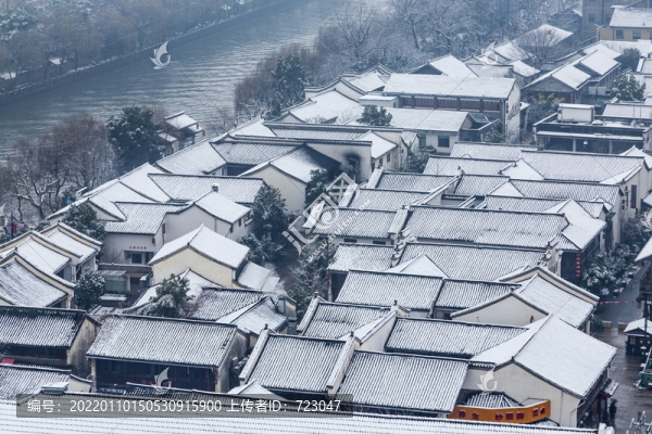 杭州香積寺雪霽