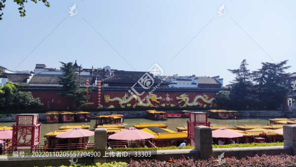 南京秦淮河一景