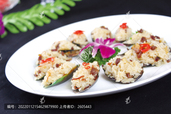 蒜茸蒸青口