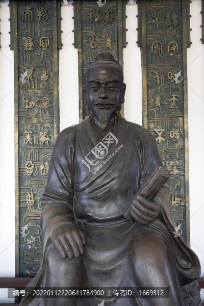無錫蠡園儒商范蠡雕塑