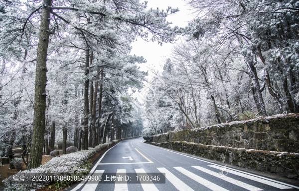 廬山雪景
