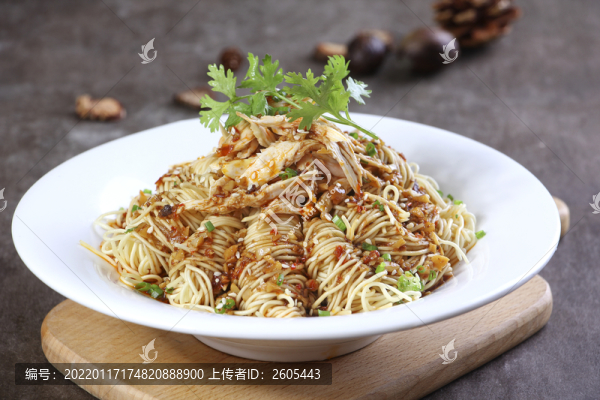 油面雞絲