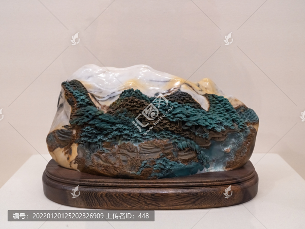 石雕綠水青山