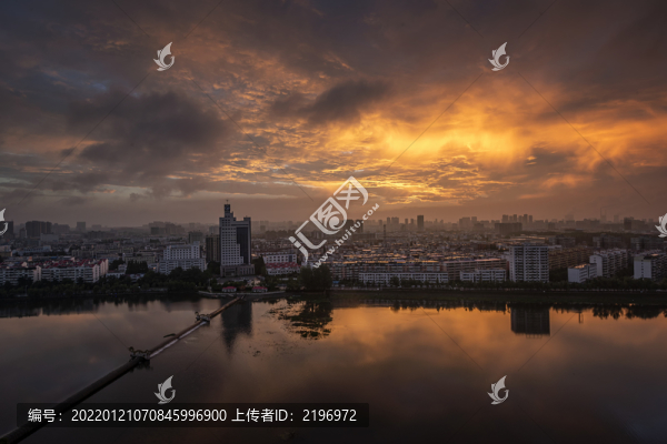 都市晨曦圖片