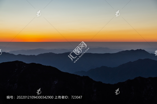 括蒼山日出
