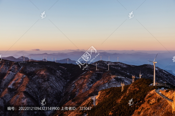 括蒼山日出