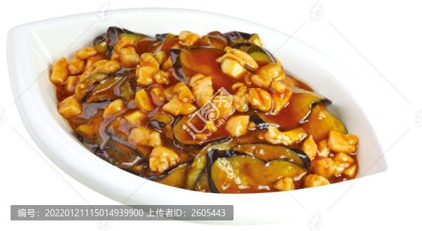 雞粒茄子