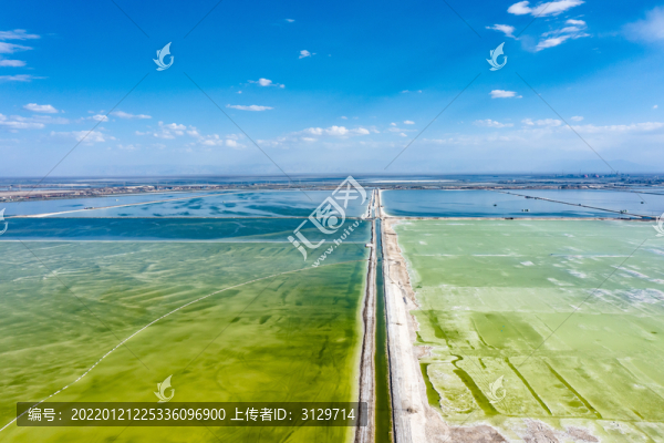 青海格爾木察爾汗鹽湖風(fēng)光航拍