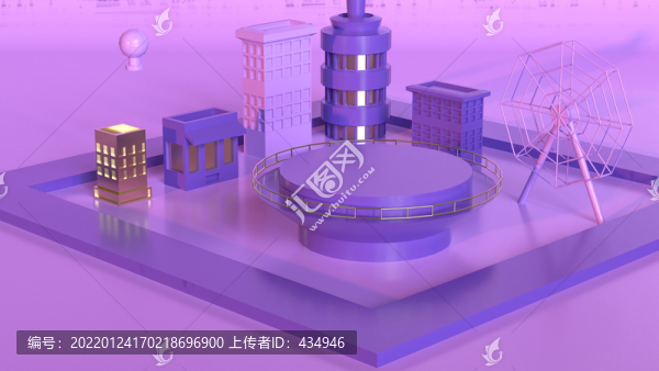 電商展臺背景海報(bào)