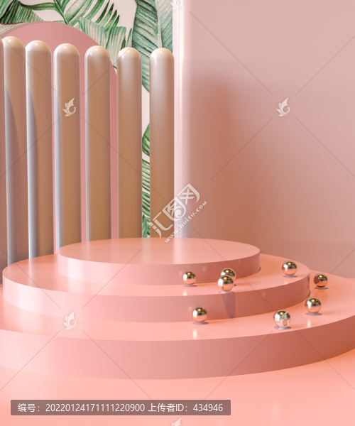 電商展臺背景海報
