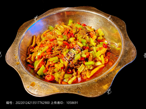 芹菜炒牛肚