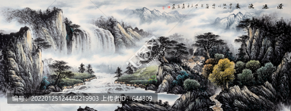 新中式山水畫