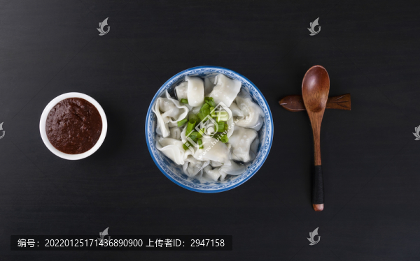 中式傳統(tǒng)小吃美食餛飩