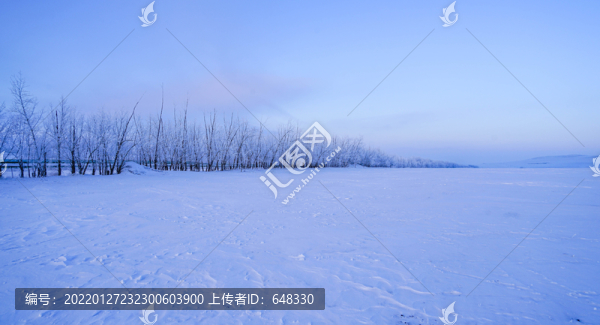 冬季草原風(fēng)光