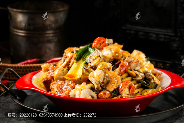 海鮮麻辣拌