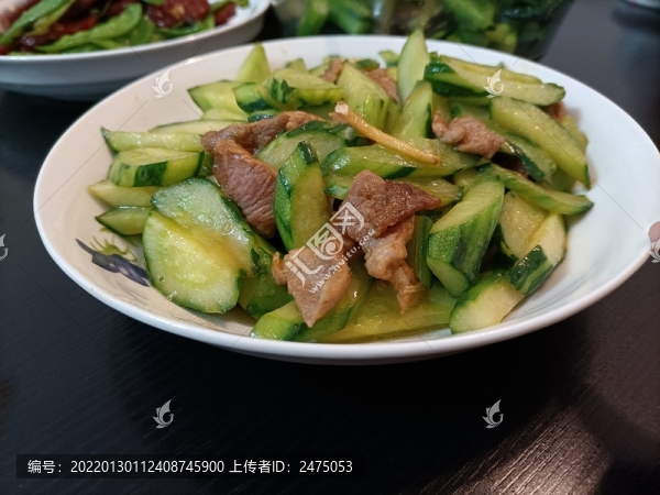 青瓜炒肉