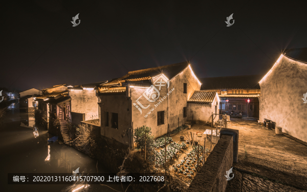 紹興市上虞區(qū)豐惠古鎮(zhèn)夜景