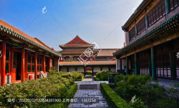 沈陽故宮庭院