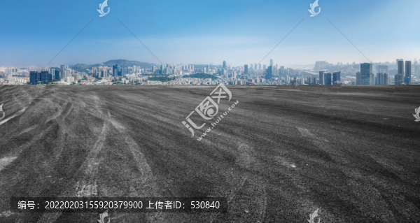 高速公路天際線和城市風(fēng)光