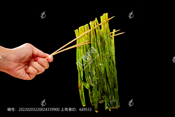 烤韭菜