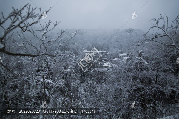 廬山雪景
