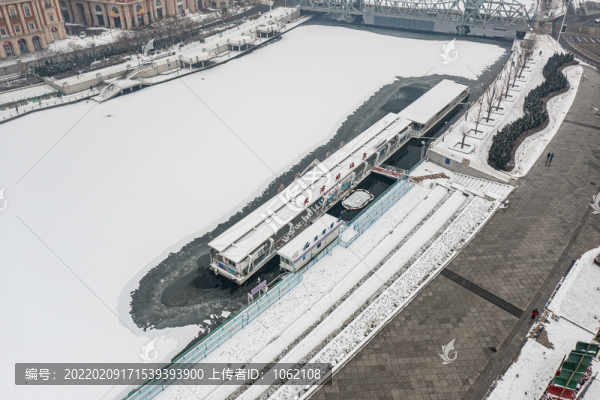 天津雪景