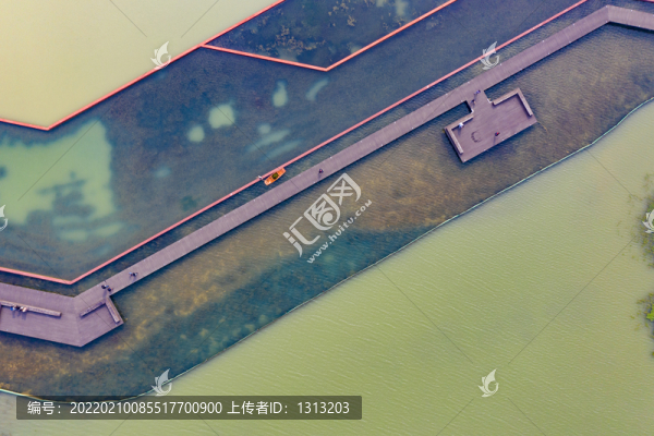 航拍長沙后湖