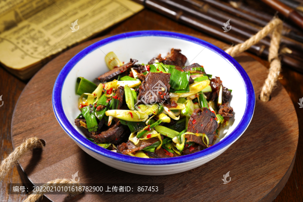 大蒜炒臘牛肉