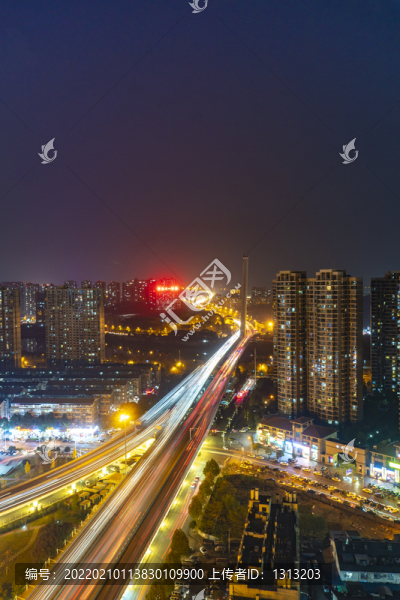 航拍湖南長(zhǎng)沙四方坪立交橋