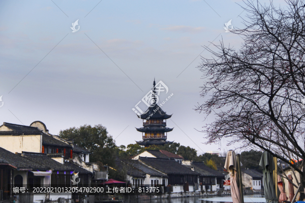 古鎮(zhèn)震澤塔樓