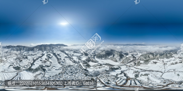 雪景航拍