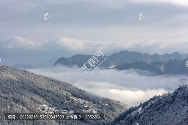金佛山雪景