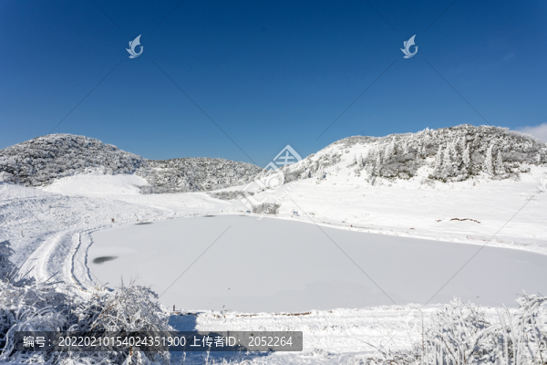 金佛山雪景