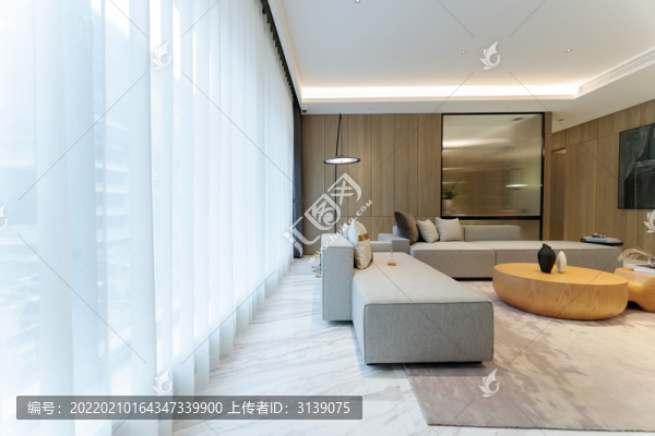 房地產(chǎn)樣板間寬廳