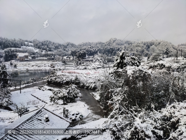 家鄉(xiāng)的雪景