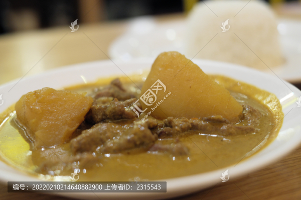 咖喱牛腩飯