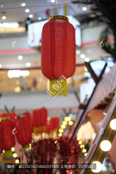 中式大紅燈籠