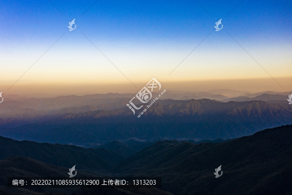航拍湖南長沙瀏陽大圍山景區(qū)