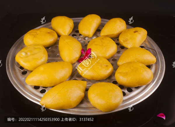 豆餡面心糕