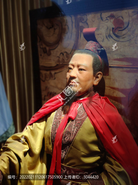 劉邦蠟像徐州戲馬臺(tái)