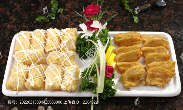 芝士焗番茄拼蒜香肉