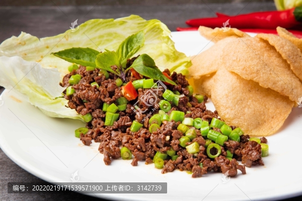 泰式肉碎生菜包