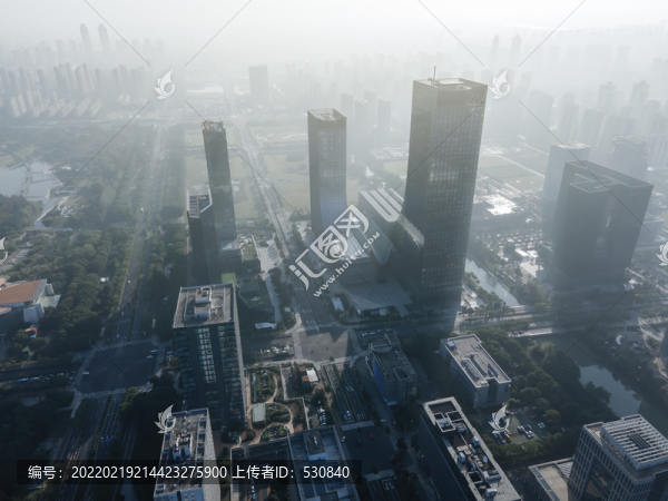 航拍蘇州房地產(chǎn)背景