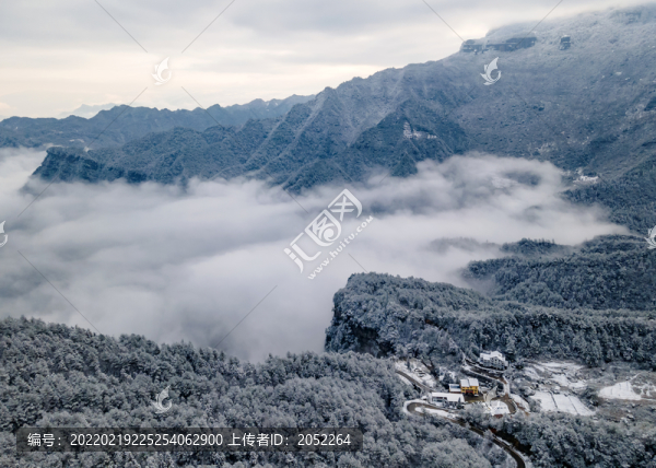 金佛山云海雪景