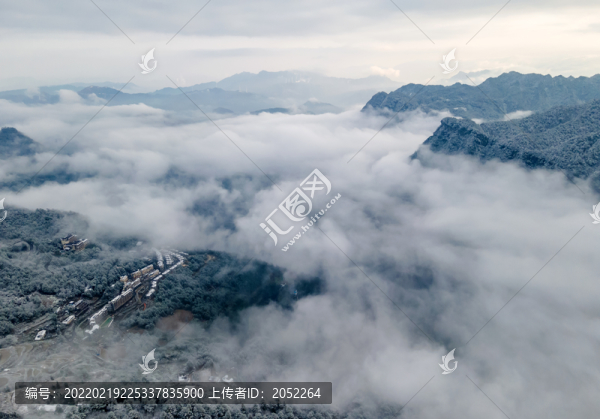 金佛山云海雪景