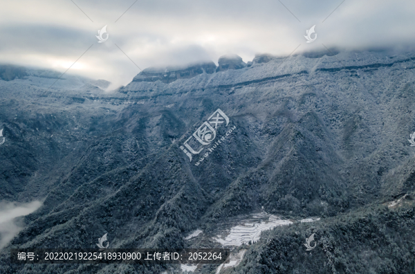 金佛山雪景